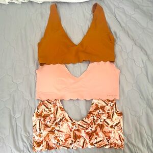Danskin Bralette Bras 3pack New
